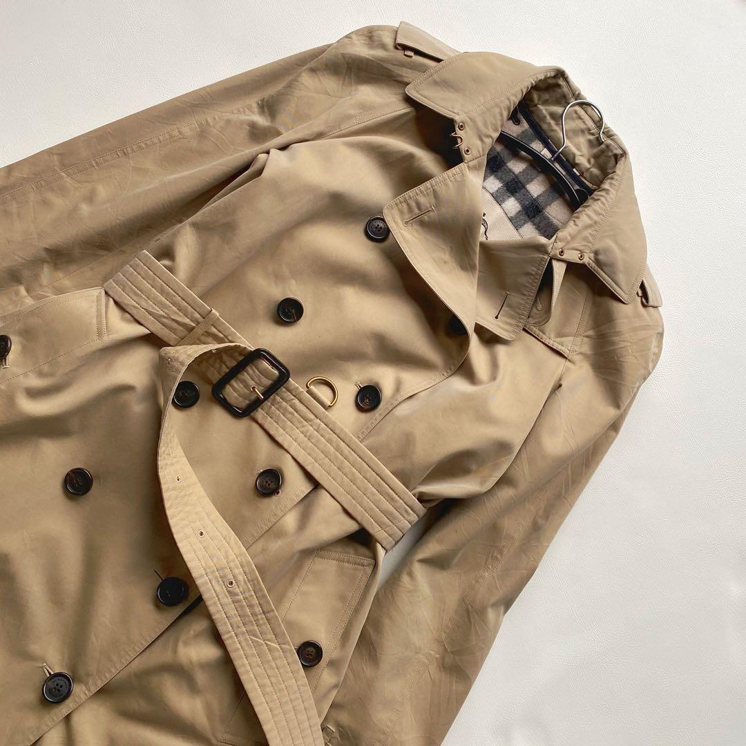 バーバリー　ウエストミンスターロング　UK12 カシミヤライナー　正規