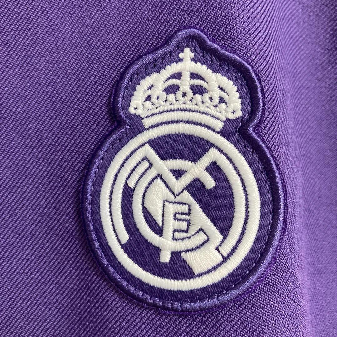 新品未使用タグ付き人気カラーadidas×RealマドリードトラックジャケットL