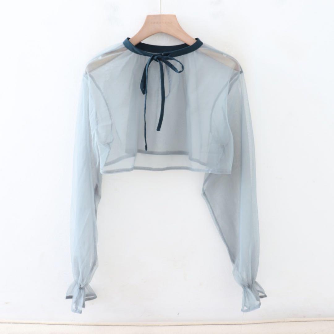 DorryDollシフォンボレロセット メニーウエイドレス　アビスブルー　M