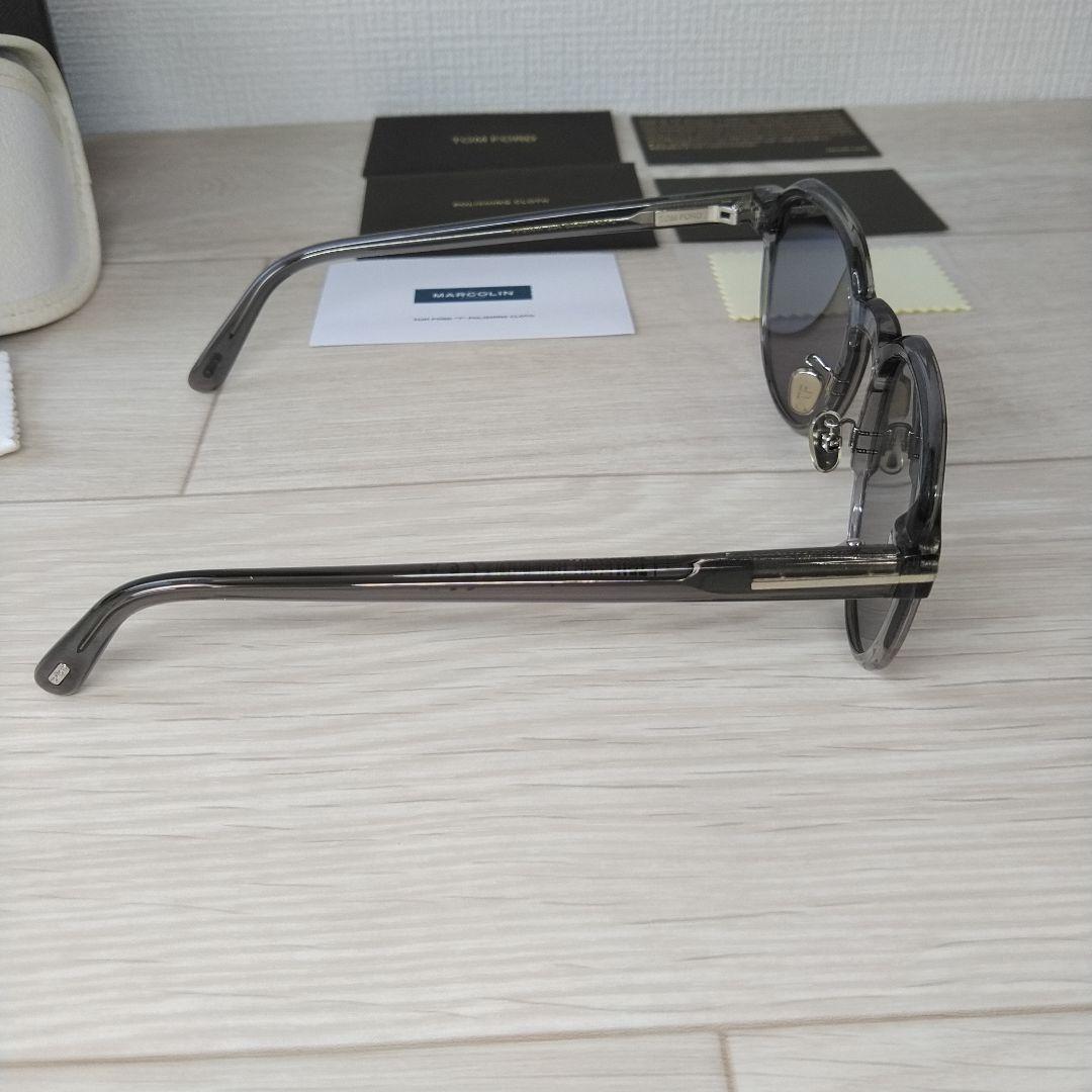 希少K番トムフォードtf974kサングラス眼鏡クリア薄レンズ箱ftロンハーマン等