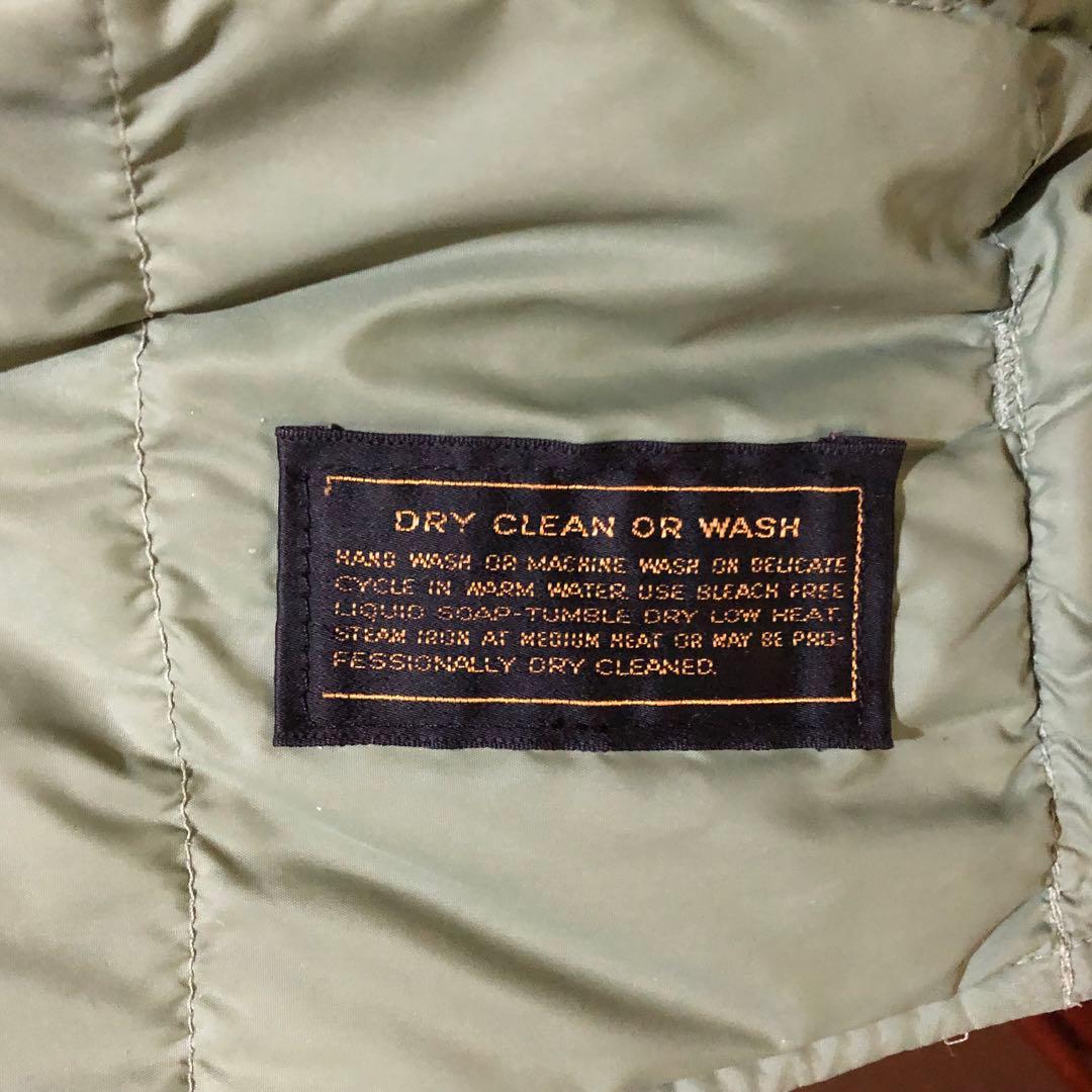 K　Eddie Bauer ダウンベスト オリーブグリーン