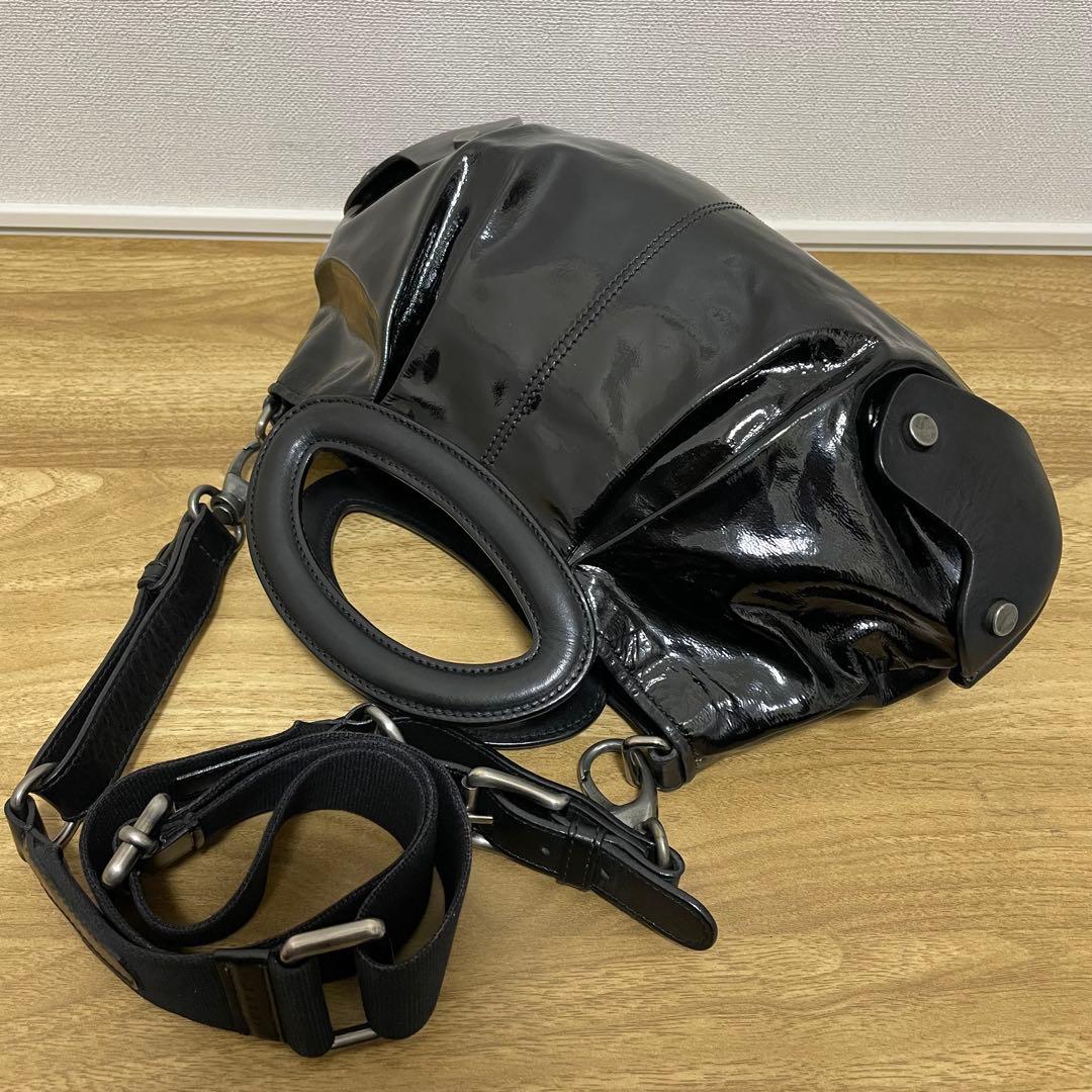 《極美品》MARNI（マルニ ） レザー ショルダーバッグ ブラック 黒