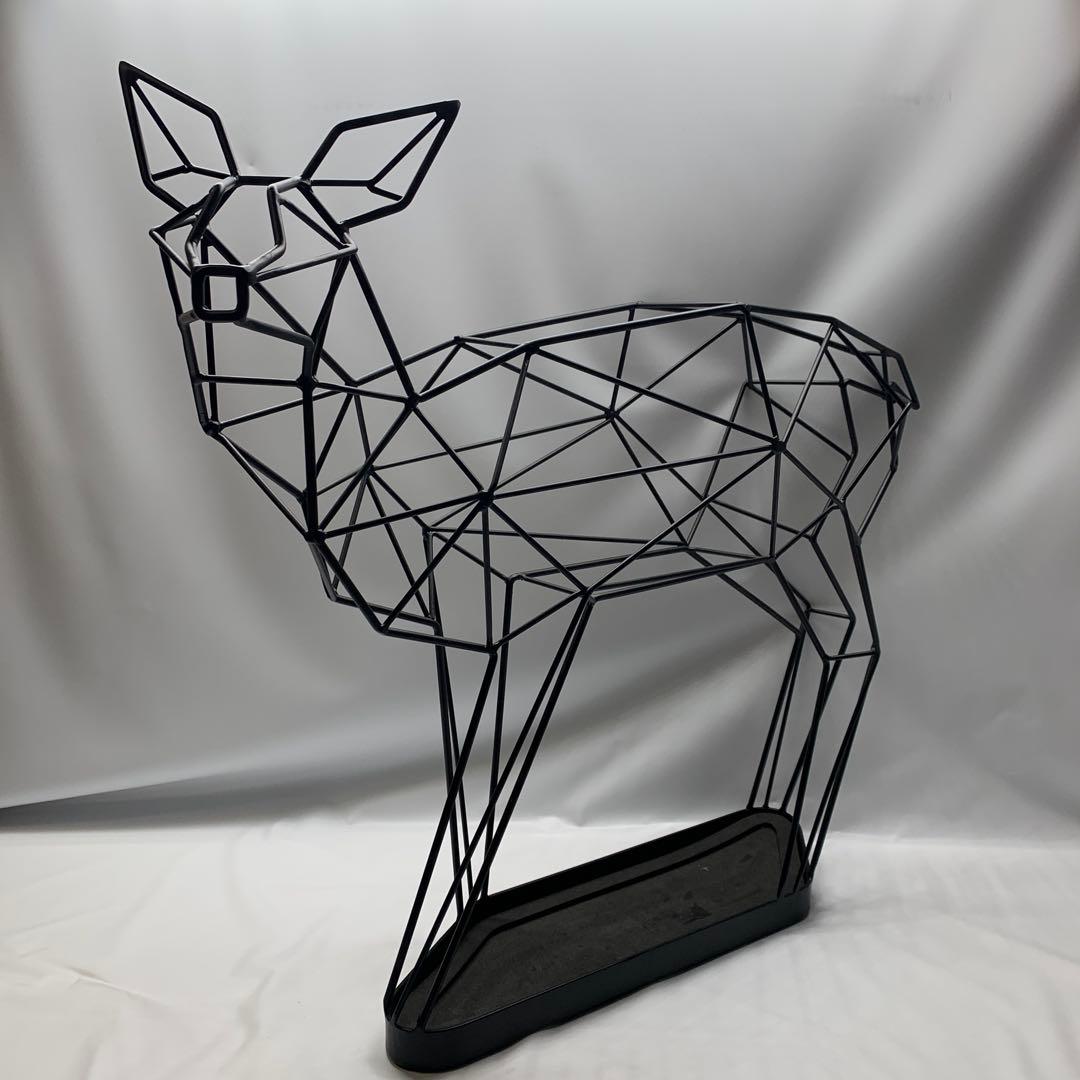 シカの傘立て 鹿 シャドーワイヤー UMBRELLA STAND DEER
