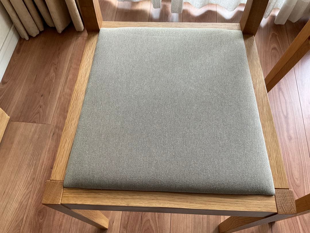 無印良品オーク材椅子2脚セット