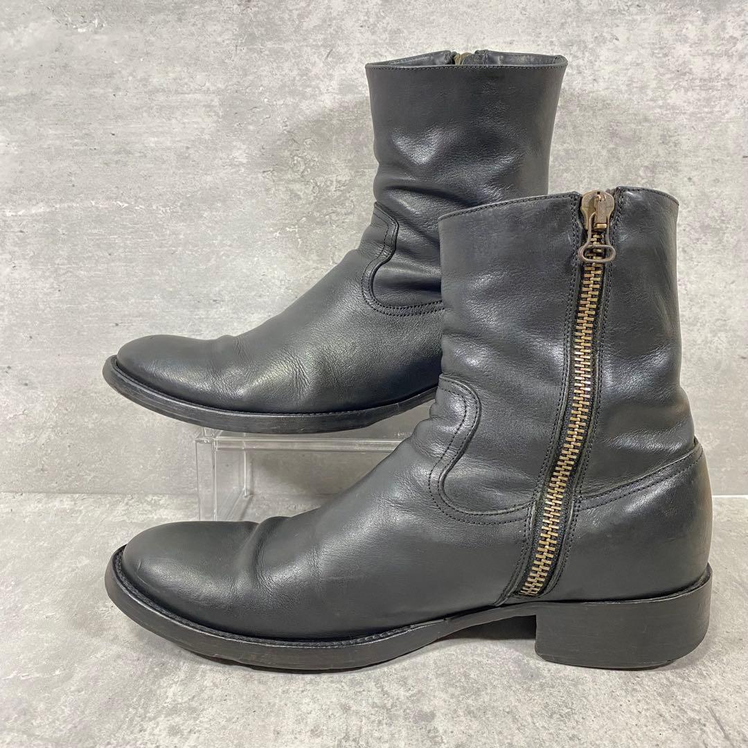 【美品】BUTTERO ブッテロ B825 サイドジップ レザー 42