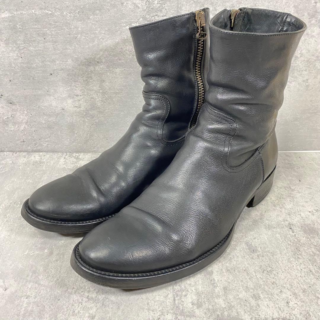 【美品】BUTTERO ブッテロ B825 サイドジップ レザー 42