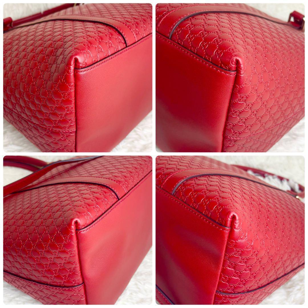 【未使用級】グッチ マイクログッチシマ 2WAYハンドバッグショルダーバッグ