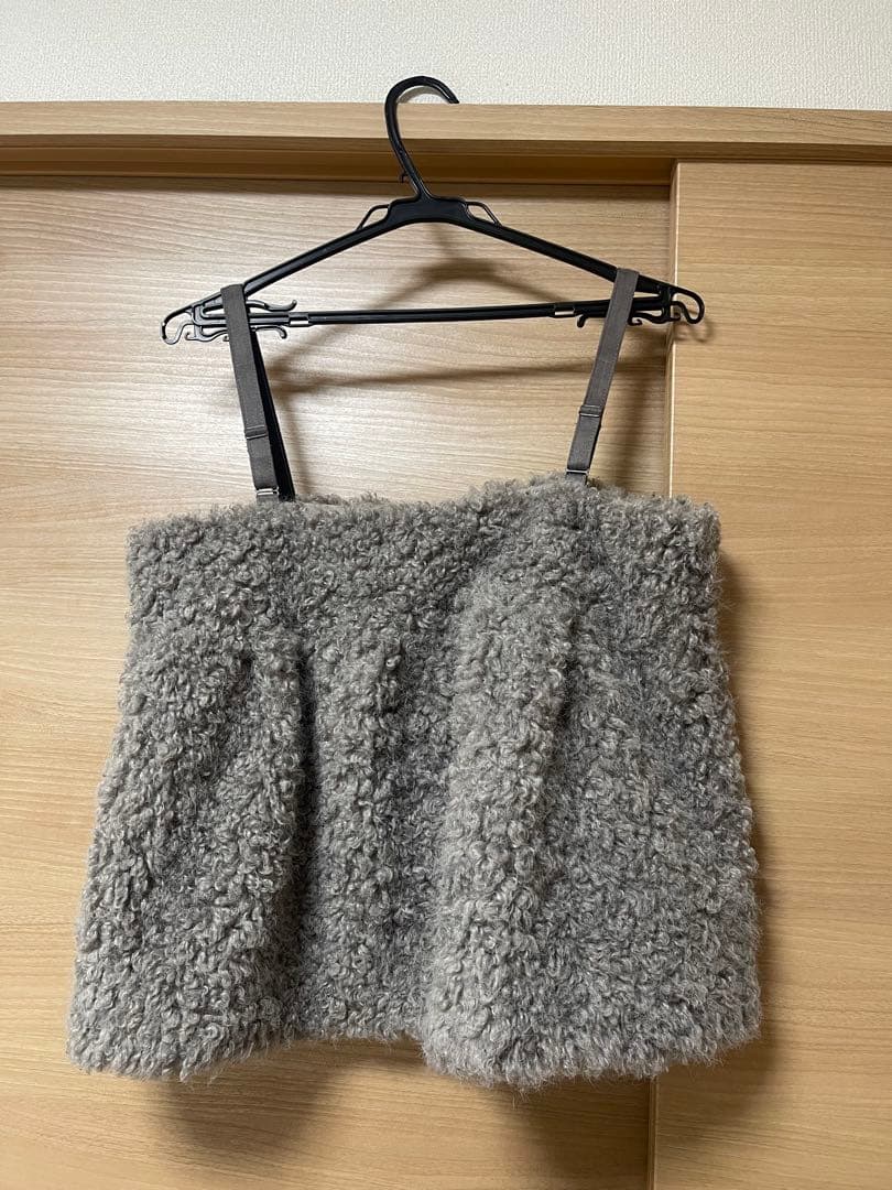 a*様 Ballsey ミックスファー キャミソールプルオーバー