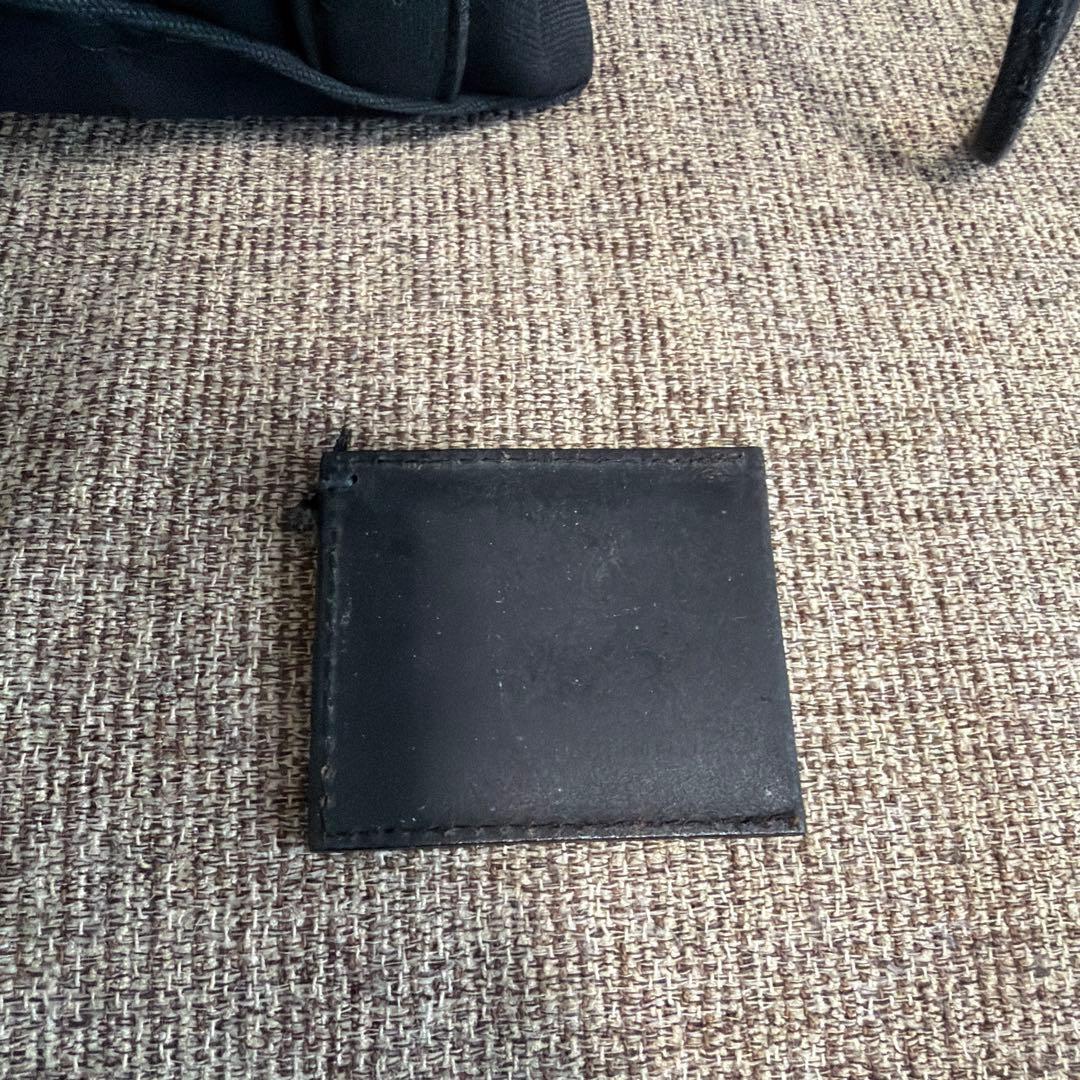 ふくこエバゴス かごバッグ ショルダー 2way ブラック　ステッチ