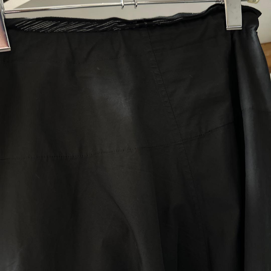 ヨージヤマモト変形サルエルパンツ、ニットのに点