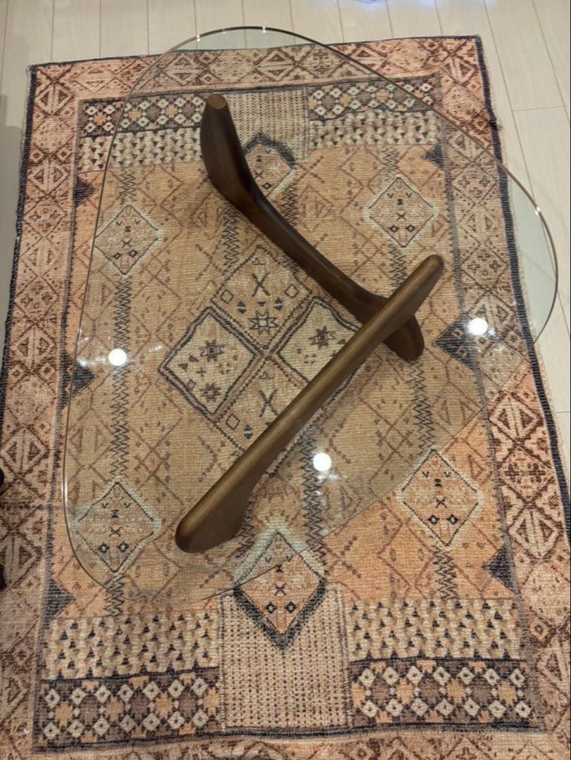 イサムノグチ　コーヒーテーブル　ガラステーブル　リプロダクト品