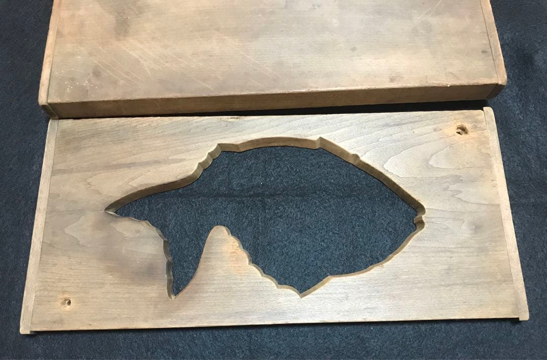 見事な大ぶり鯛菓子型　めでたい骨董