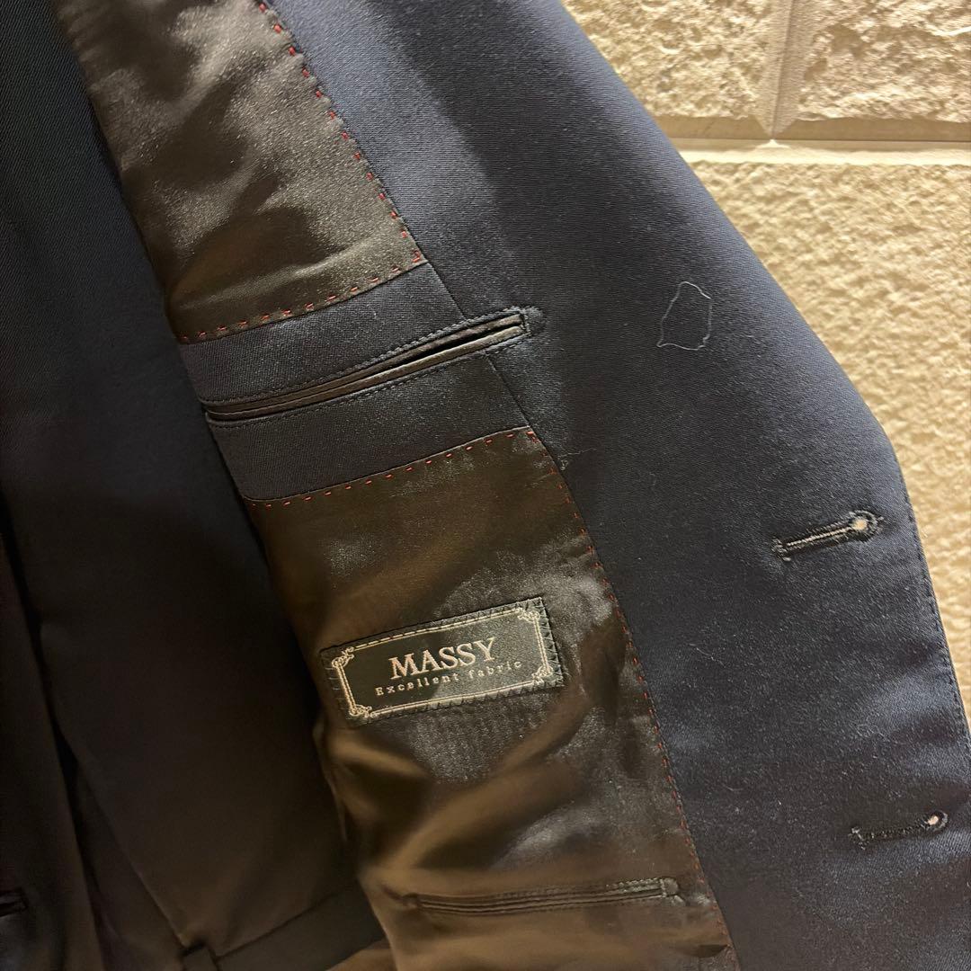 Super 110 MASSY オーダースーツ AB5 ダークネイビー