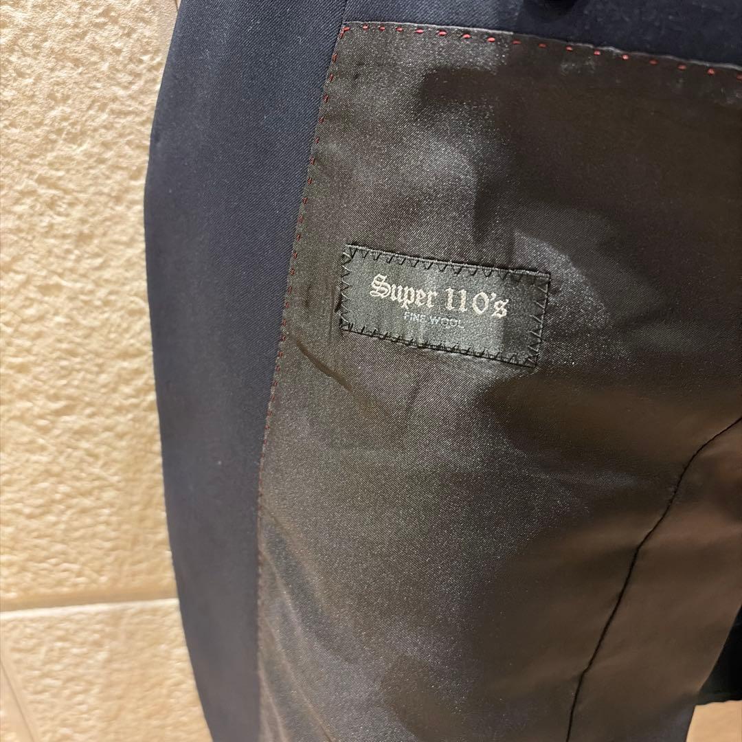 Super 110 MASSY オーダースーツ AB5 ダークネイビー