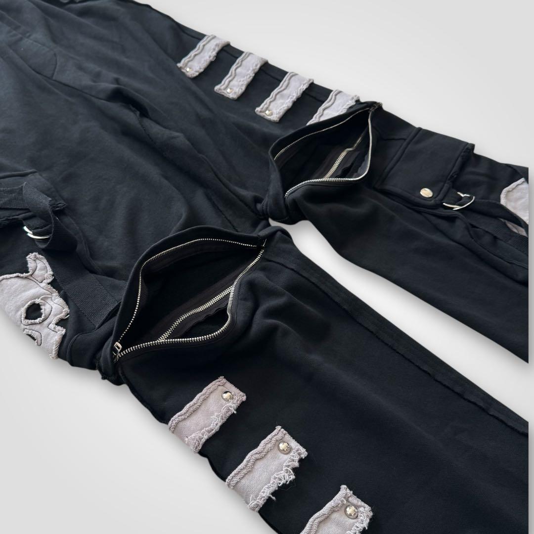 1664◆Gamchuガムチュ 赴くままに分解分離スウェットカーゴパンツ