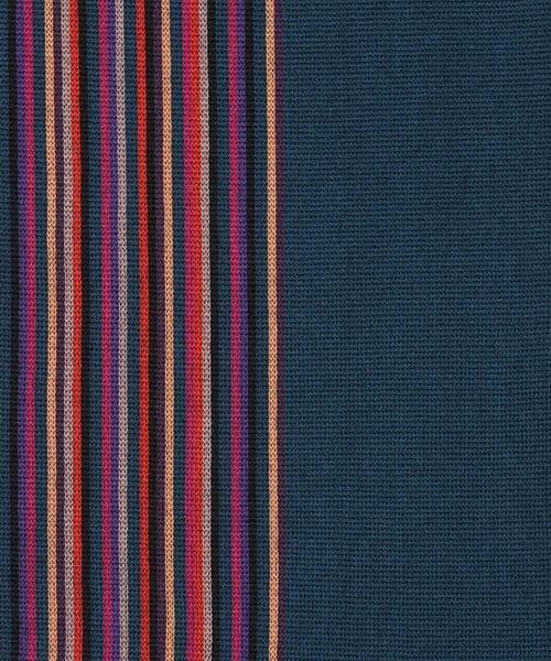 新品☆Paul Smith ダブルフェイス ハーフ ストライプ マフラー 緑＆黒