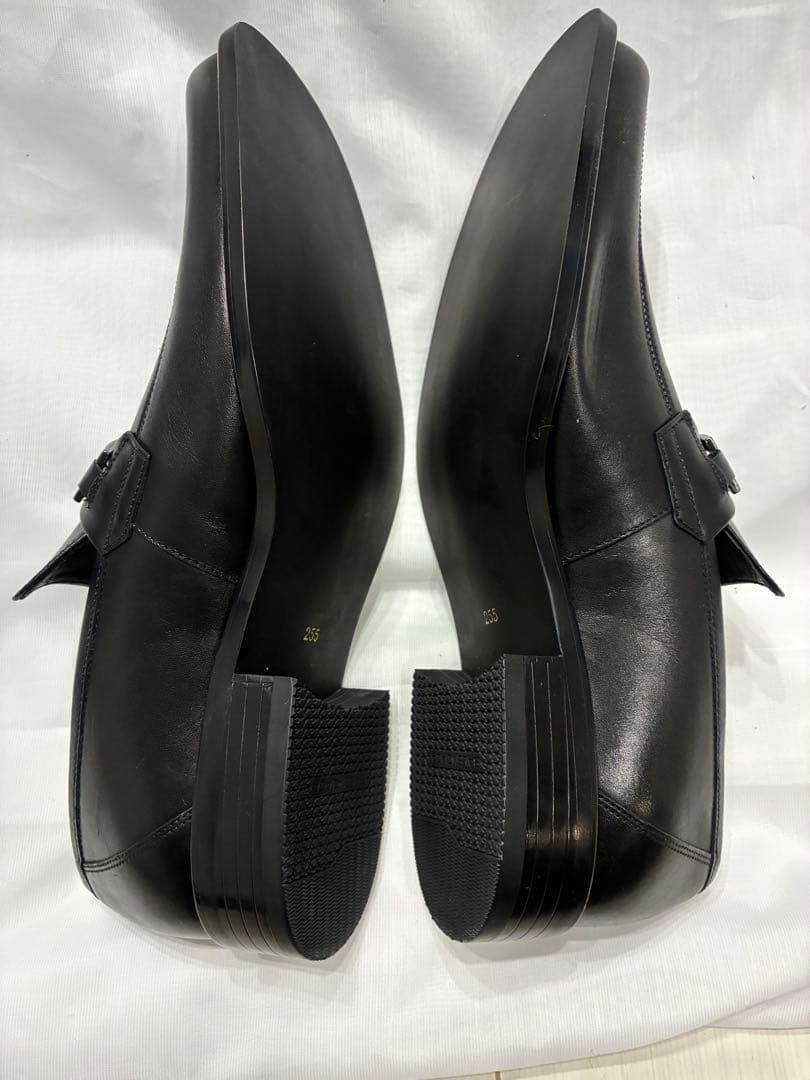 か*め様 BALENCIAGA ブラック ローファー　255EE