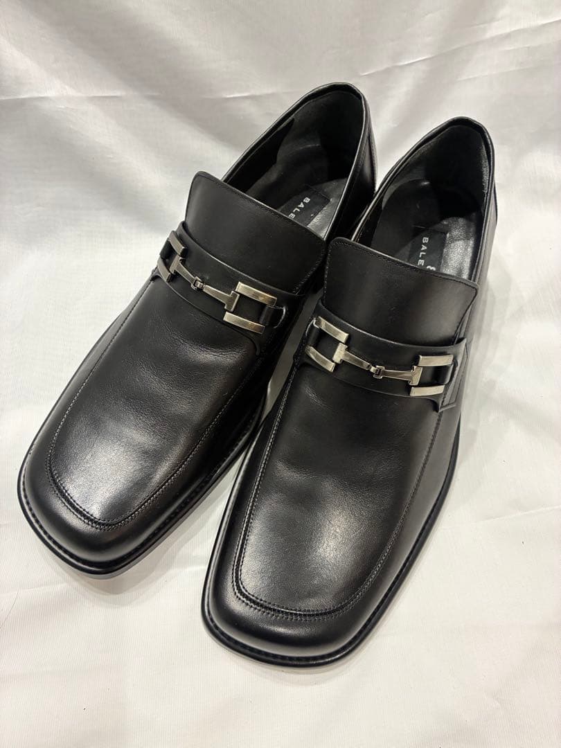 か*め様 BALENCIAGA ブラック ローファー　255EE