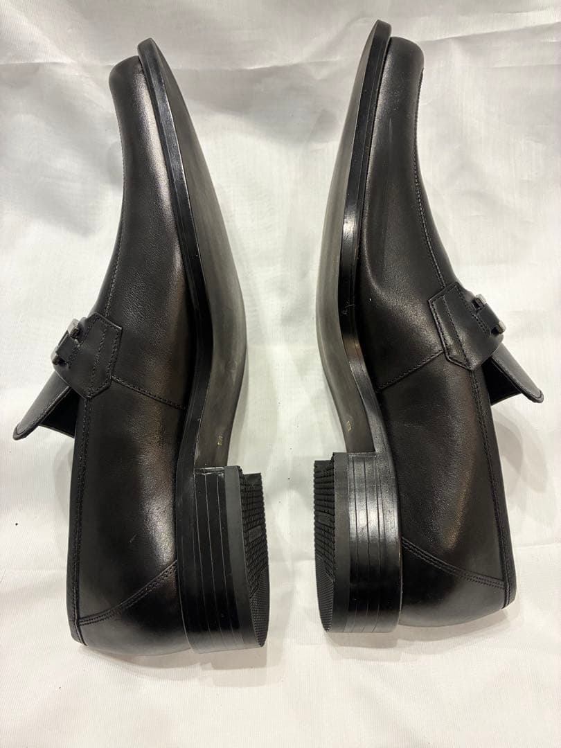 か*め様 BALENCIAGA ブラック ローファー　255EE