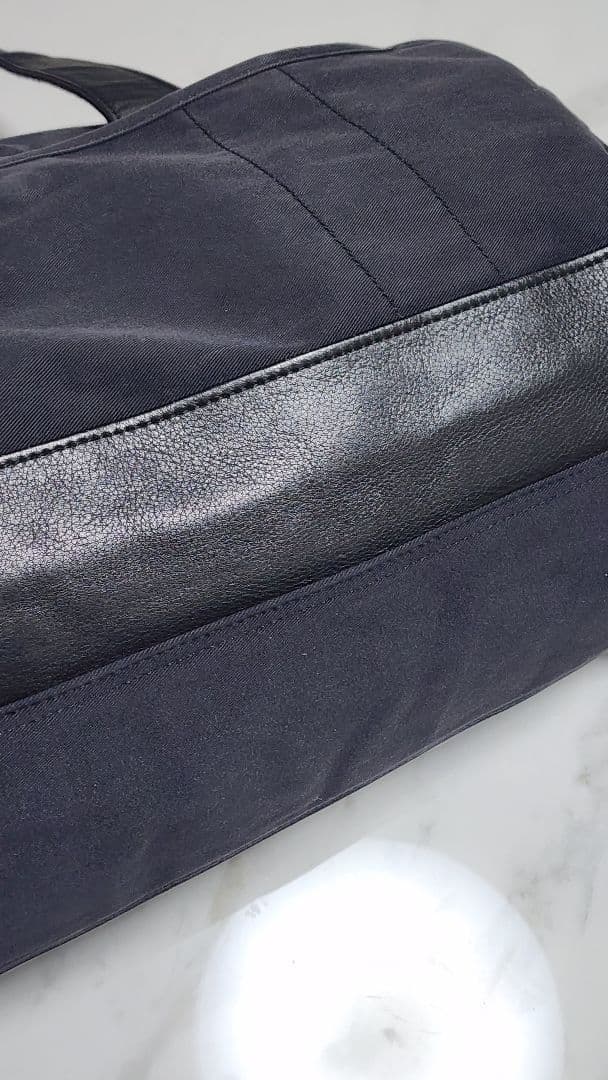 PORTER ボストンバッグ ブラック　ポーター　レザーと布のコンビ