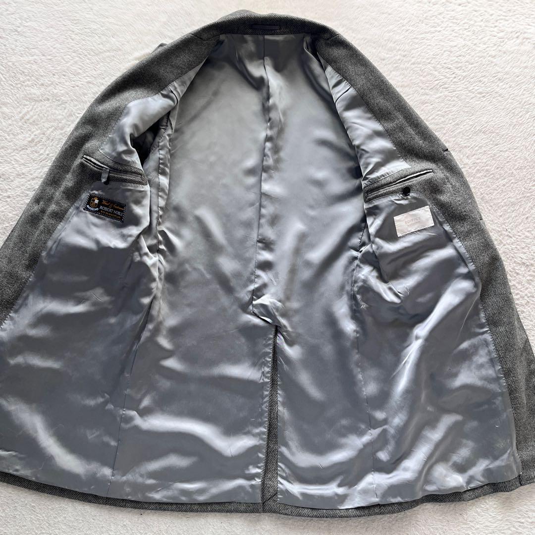 美品✨ エディフィス 英国生地 ツイードウール カシミヤ チェスターコート