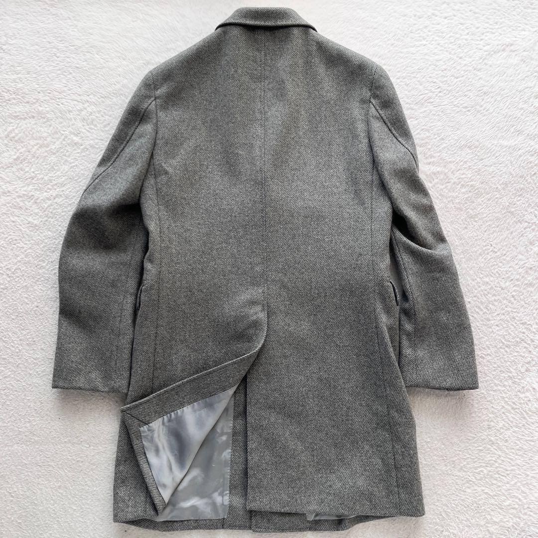 美品✨ エディフィス 英国生地 ツイードウール カシミヤ チェスターコート