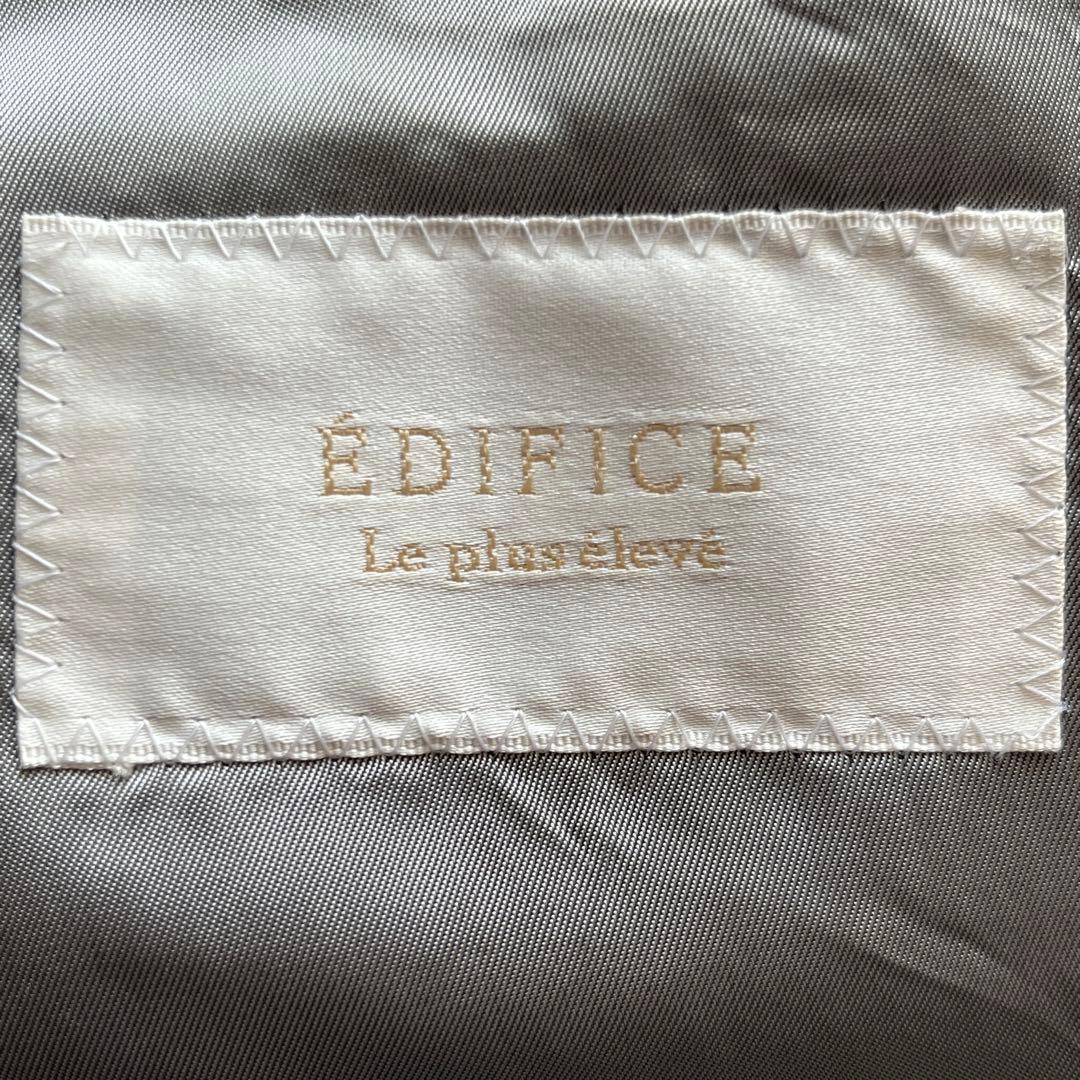 美品✨ エディフィス 英国生地 ツイードウール カシミヤ チェスターコート