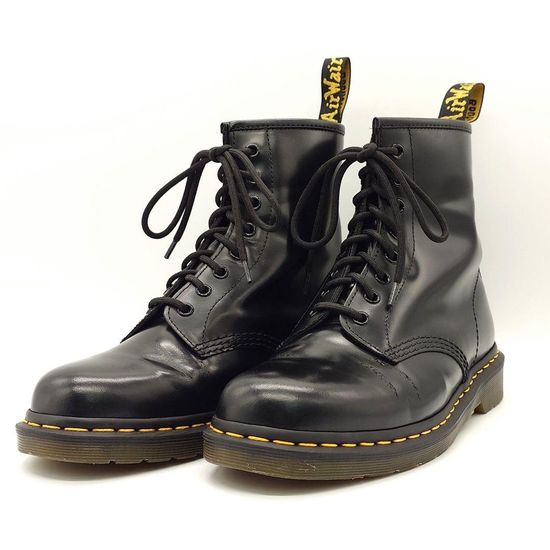 【定番】Dr.MARTENS 10072 8ホール ブラック ブーツ UK8