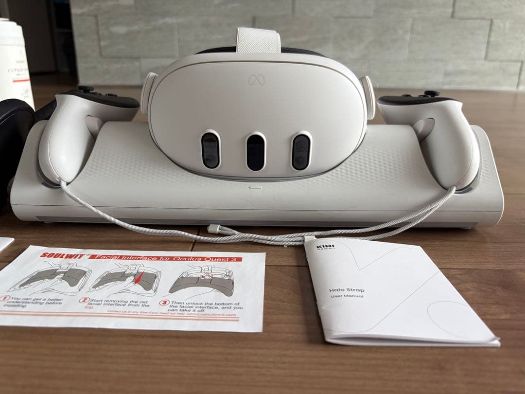  quest 3 512GB 箱無し 未使用周辺機器有り。