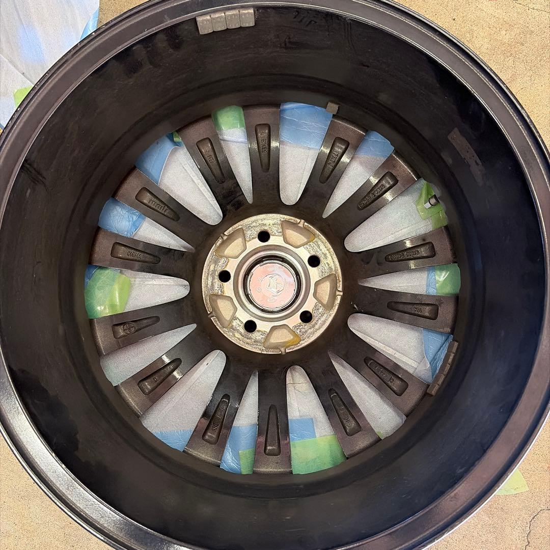 RIZLEY17インチ　ブラック　シルバーホイール