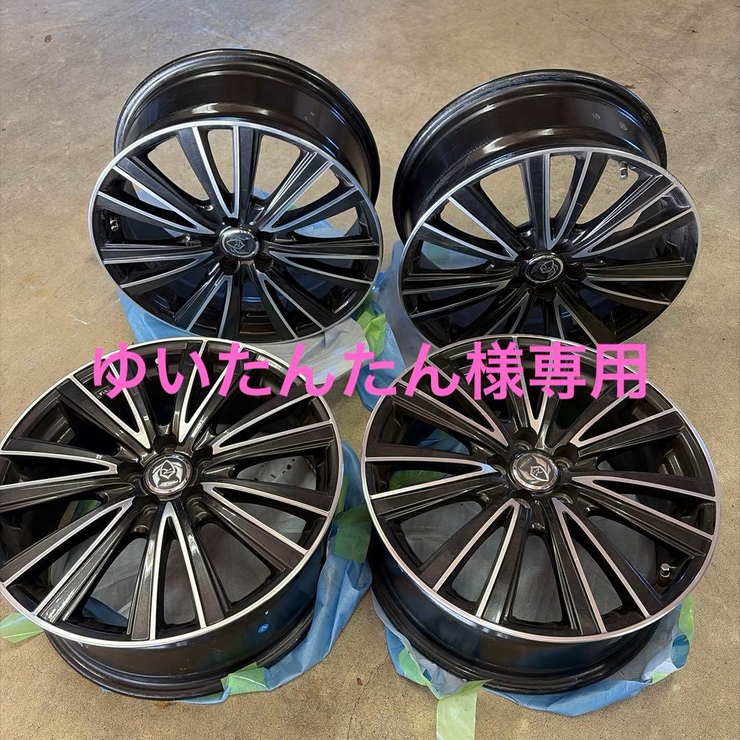 RIZLEY17インチ　ブラック　シルバーホイール