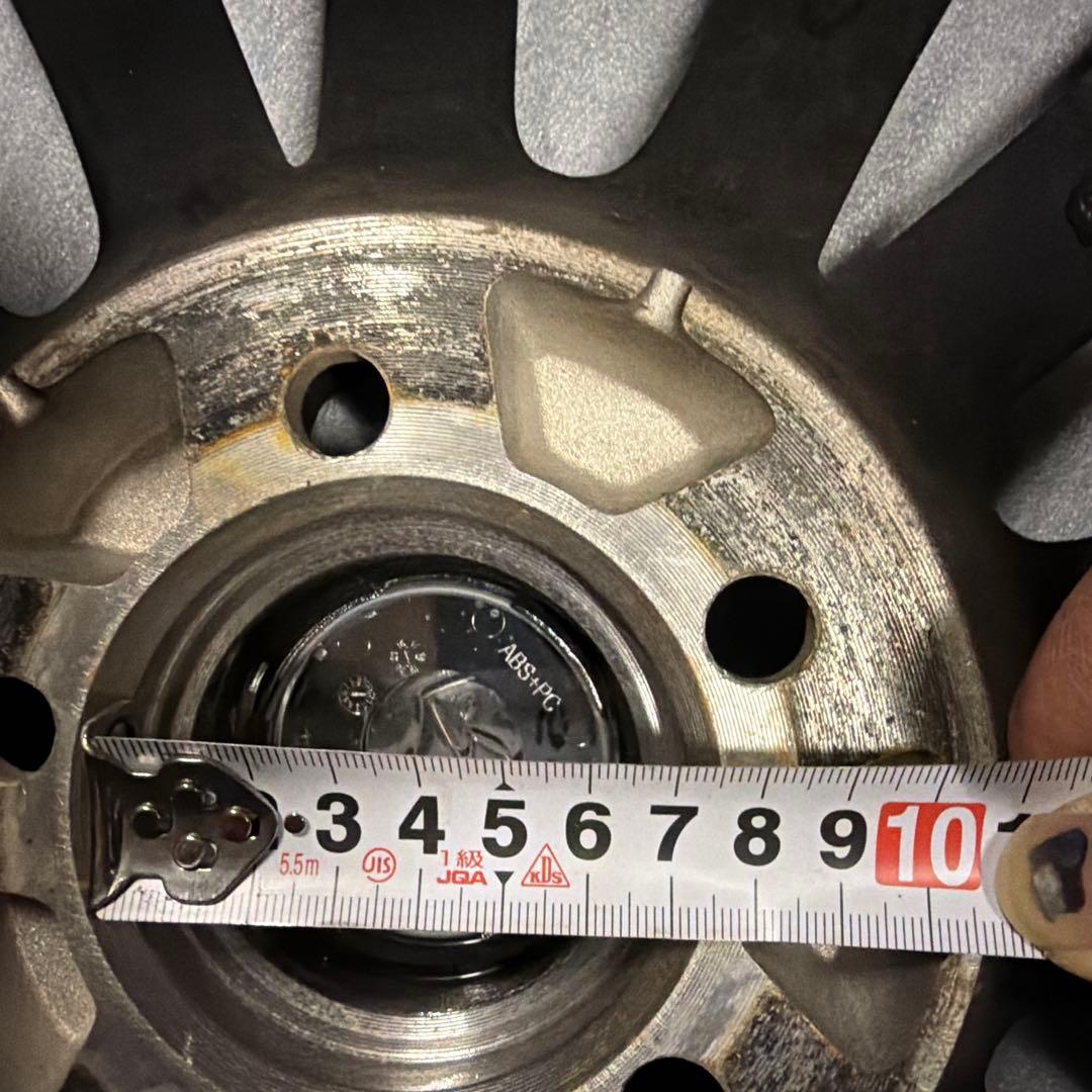 RIZLEY17インチ　ブラック　シルバーホイール