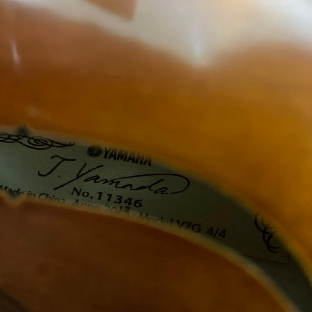 み*ち様 ケースクロス説明書付き！ヤマハ V7G 4/4 バイオリン 2013年