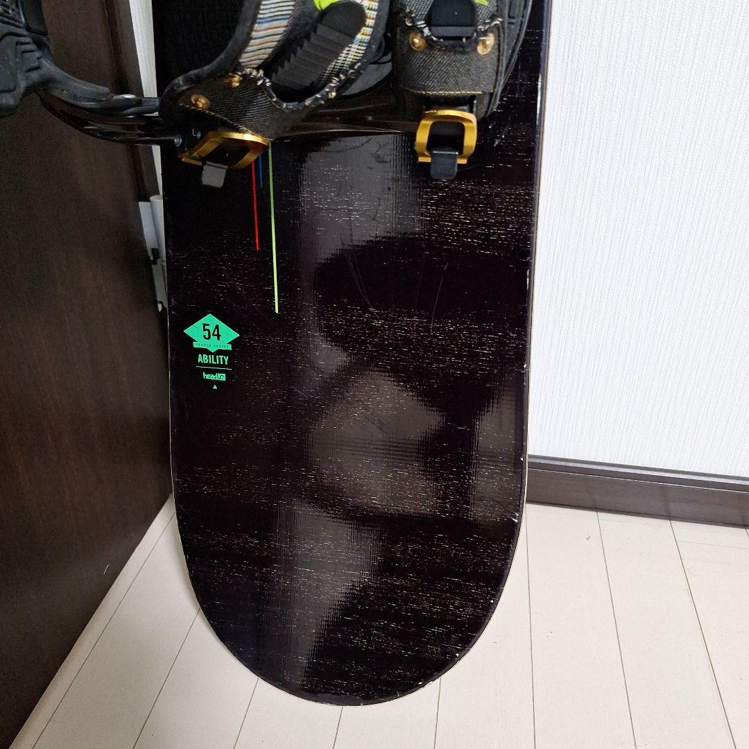 スノーボードセット　ヘッド154cmアビリティ　キスマークMLサイズビンディング