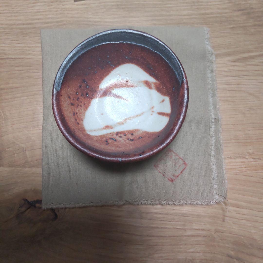 益子焼作家　松崎健作品　ぐい呑み　供箱付