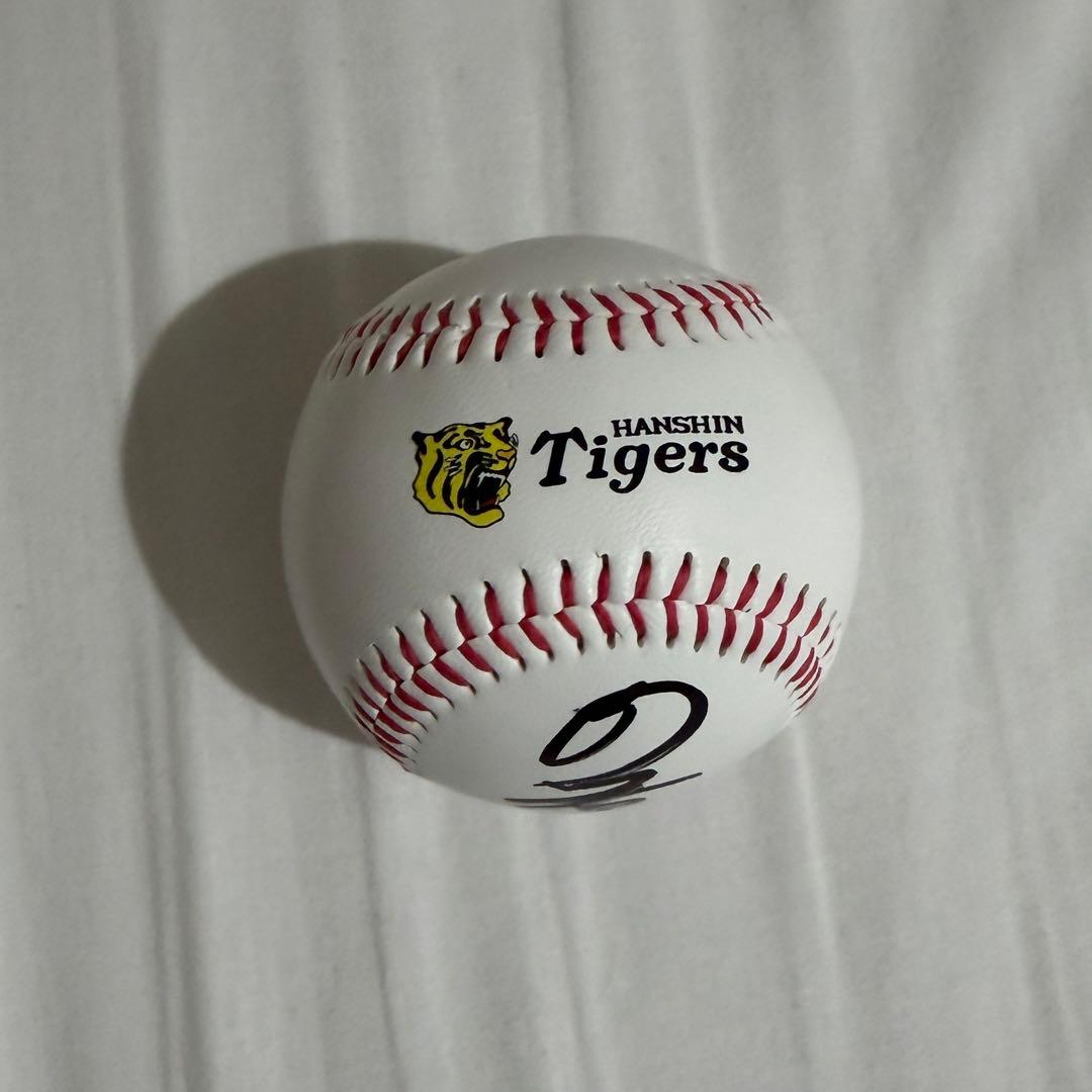 阪神タイガース 前川右京 直筆サインボール 沖縄限定 ロゴ 2026