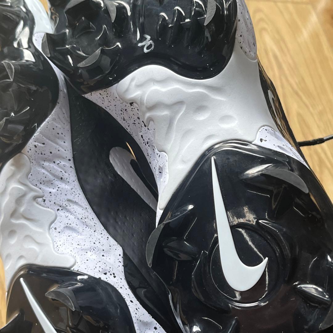 27cm　ナイキ　野球　ポイント　スパイク　黒　Alpha Huarache