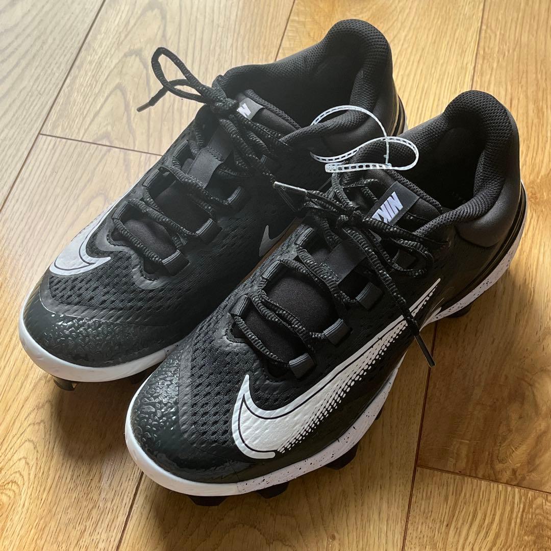 27cm　ナイキ　野球　ポイント　スパイク　黒　Alpha Huarache