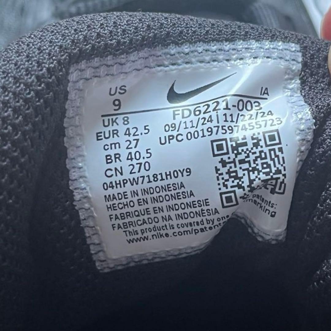 27cm　ナイキ　野球　ポイント　スパイク　黒　Alpha Huarache