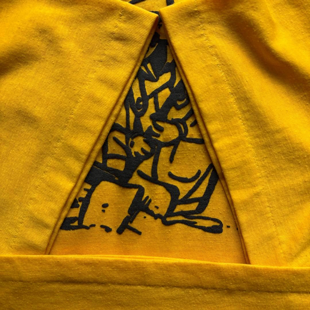 USA製　ヒルトン　ボーリングシャツ　Lサイズ　半袖シャツ　イエロー　アメカジ