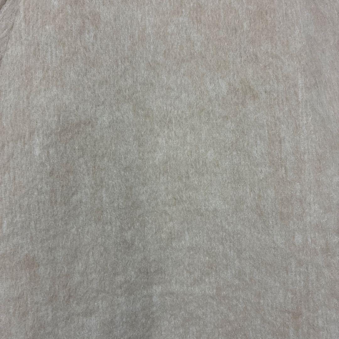 モヘアシャギージャケットコート　ベージュ　ベースメント