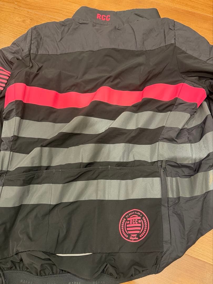 即*爵様 Rapha RCCインサレーティッドジャケット M 黒/ピンク/グレー