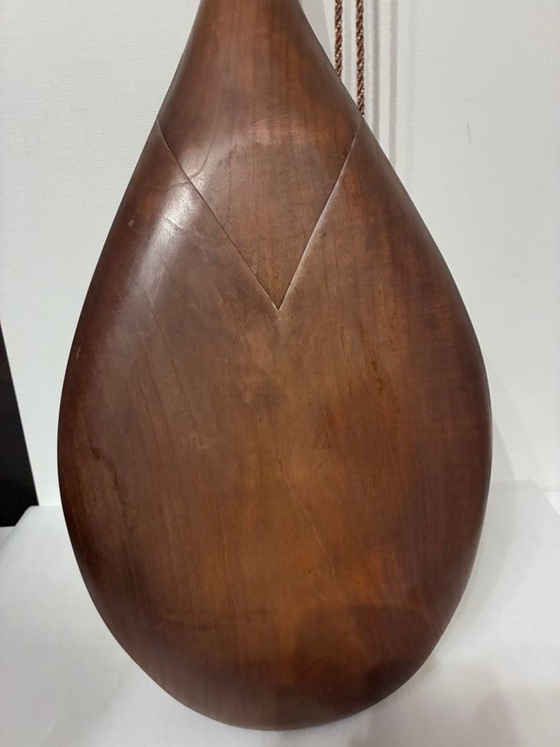 m*u様 筑前琵琶 五弦 レトロ　【ジャンク品】ヴィンテージ　時代物　古美術