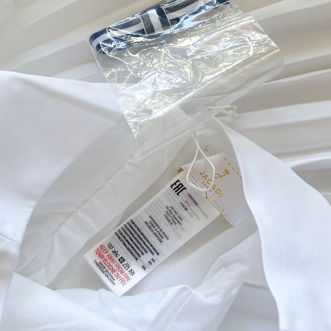 【＊tama＊】新品　ジャカディ　ワンピース　白　110