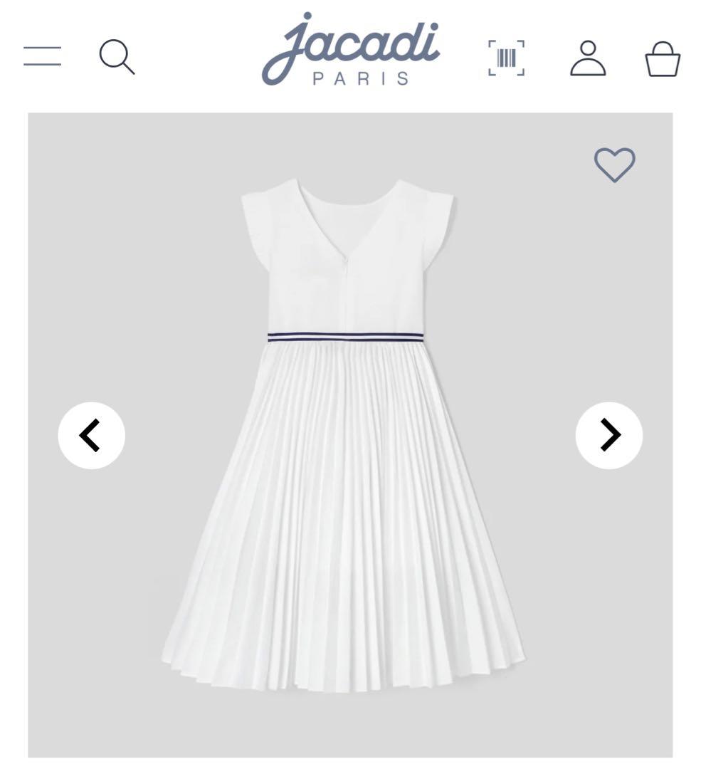 【＊tama＊】新品　ジャカディ　ワンピース　白　110