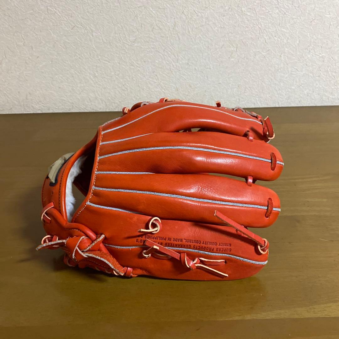 Mizuno Global Elite 軟式グローブ オレンジ