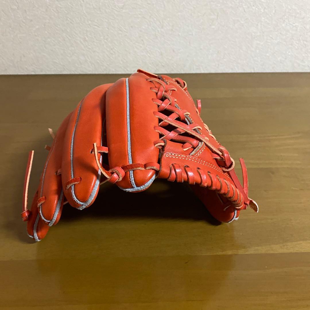 Mizuno Global Elite 軟式グローブ オレンジ