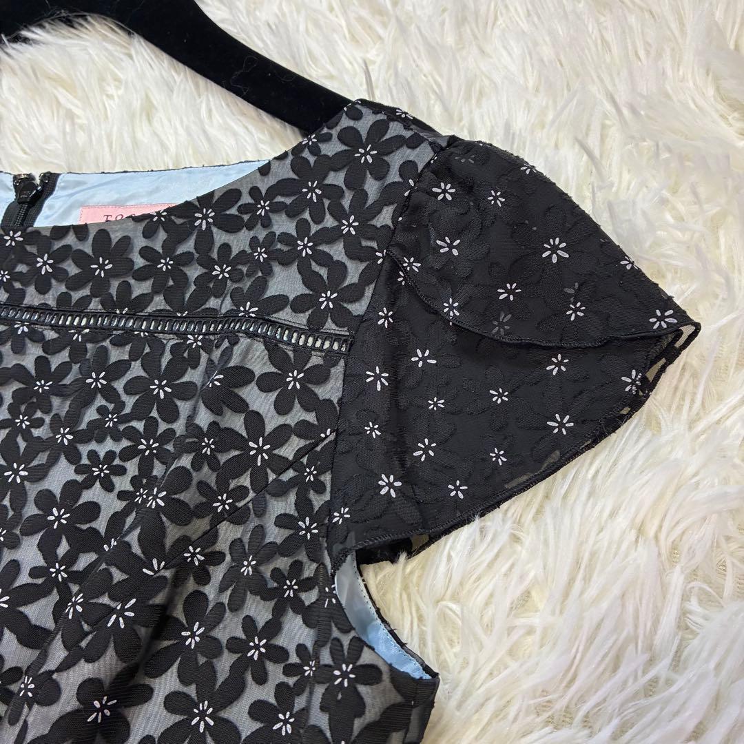 【美品】トッカ WINTER COSMOSドレス ワンピース 総柄 花柄 6