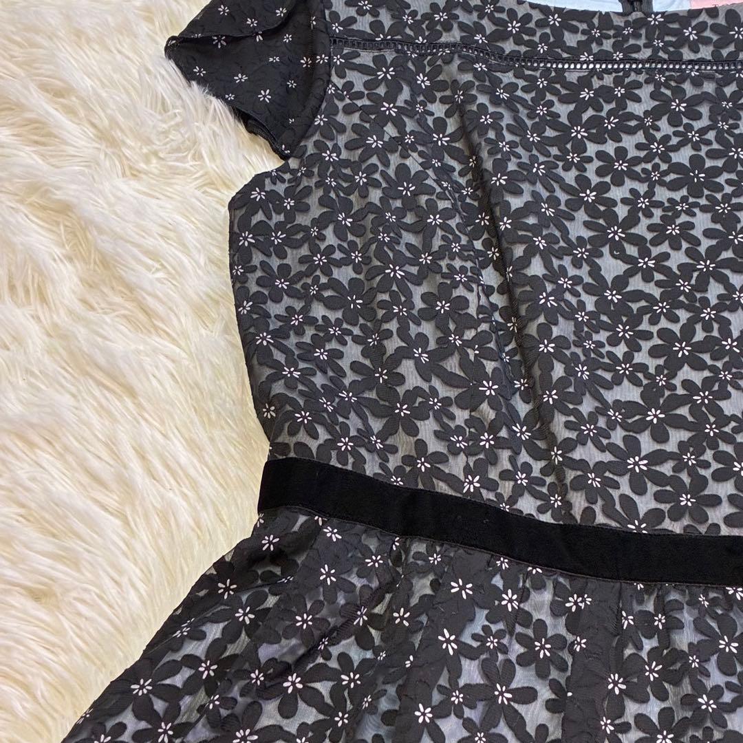 【美品】トッカ WINTER COSMOSドレス ワンピース 総柄 花柄 6