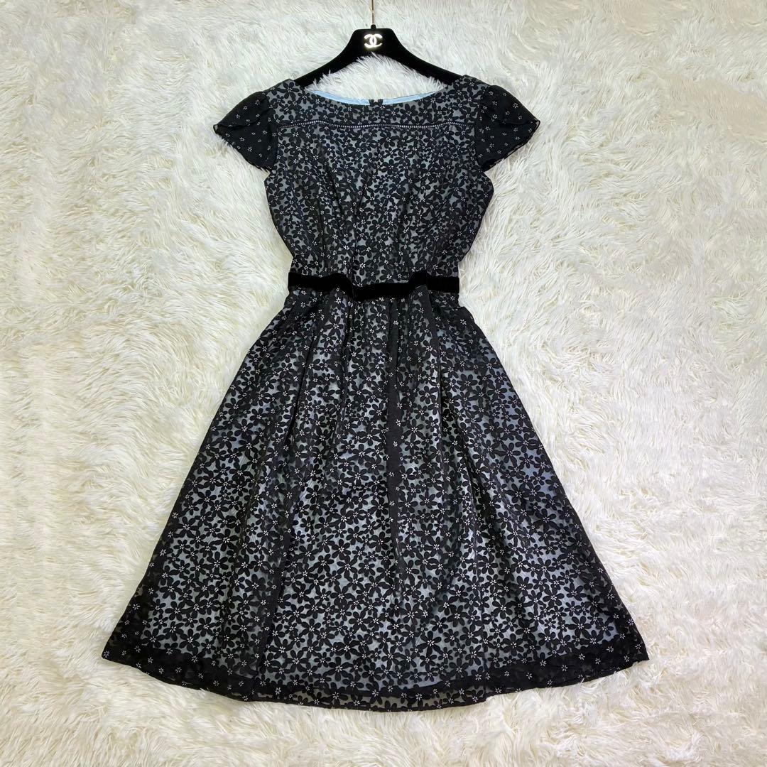 【美品】トッカ WINTER COSMOSドレス ワンピース 総柄 花柄 6